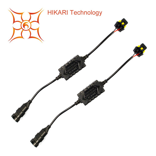 HIKARI LED Conversion Kit Canbus Error Free Anti Flickering Resistor Decoder 1 PAIR